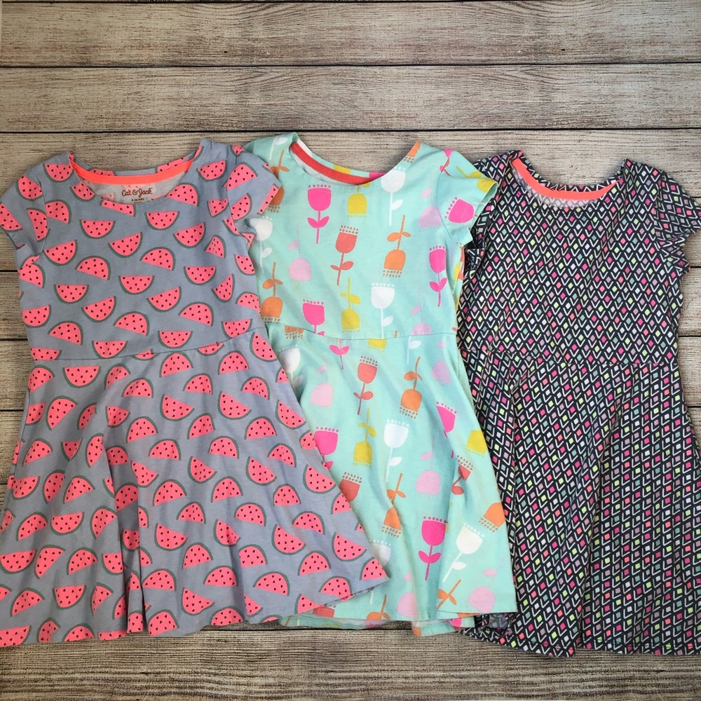 Lot of 3 Dresses Size S (6-6x)